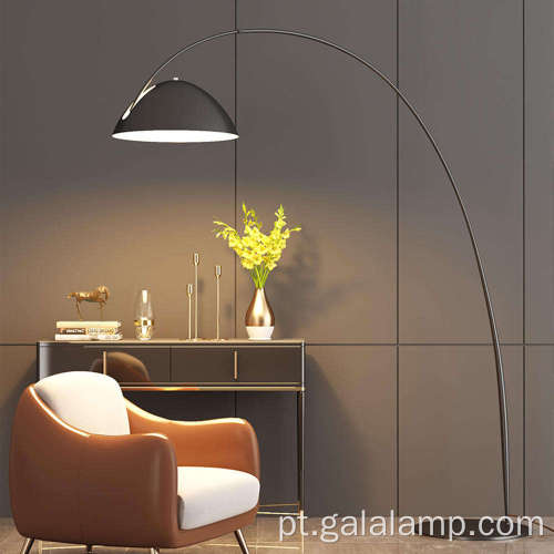 Candeeiro de pé em arco minimalista moderno